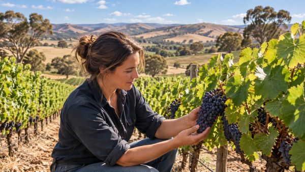 Découvrez les cépages uniques du vin australien