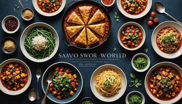 Savourez le monde : recettes simples et colorées à découvrir